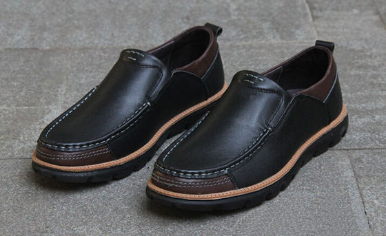 Full Grain Kulit Casual Sepatu lembut Nyaman Sepatu mengemudi Untuk Pria