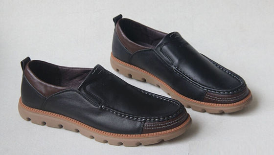 Full Grain Kulit Casual Sepatu lembut Nyaman Sepatu mengemudi Untuk Pria