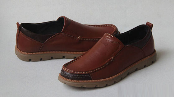 Full Grain Kulit Casual Sepatu lembut Nyaman Sepatu mengemudi Untuk Pria