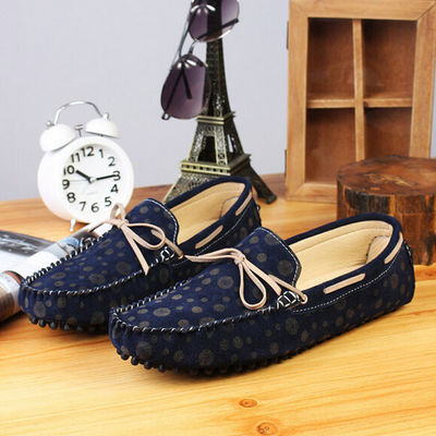 Pria Leisure Loafers Kulit 41 - 45 Ukuran Pria Suede Casual Shoes