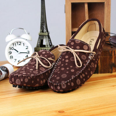 Pria Leisure Loafers Kulit 41 - 45 Ukuran Pria Suede Casual Shoes