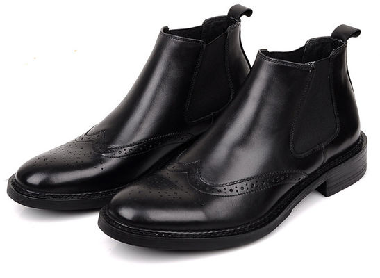 Brogue Style Pria Sepatu Sepatu Sepatu Slip On Full Grain Kulit ukuran Disesuaikan