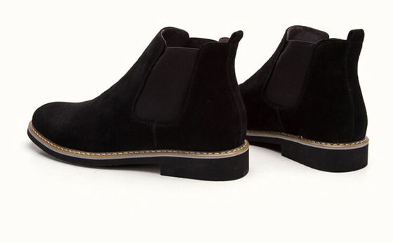 Rubber Outsole Pria Suede Desert Boots Kulit Asli Pria Kasual Kulit Boots