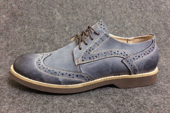 OEM Gaya Oxford Pria Bisnis Kasual Sepatu, Kulit Asli Tali Up Derby Sepatu