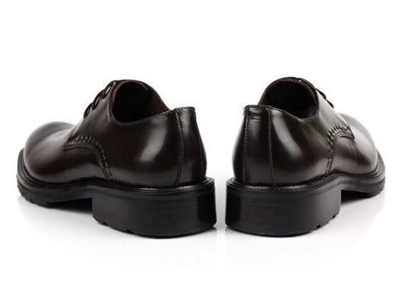 Sepatu Kerajinan Tangan Pria Hitam renda Up Dress Sepatu Nyaman Dengan Platform tebal