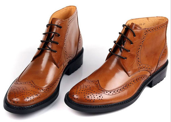 Musim gugur / musim semi Pria Sepatu pergelangan kaki Pria Real Kulit Chelsea Boots