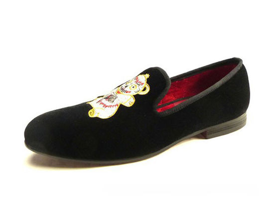 Men Flat Men Velvet Loafers Key Drawn Style Men Bisnis Casual Shoes