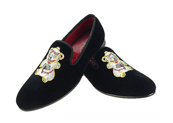 Men Flat Men Velvet Loafers Key Drawn Style Men Bisnis Casual Shoes