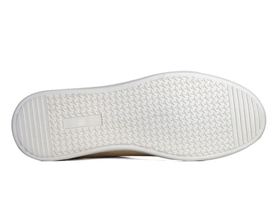 tahan lama Pria Kulit Lembut Slip On Sepatu, Lapisan Kanvas Sepatu Mengemudi