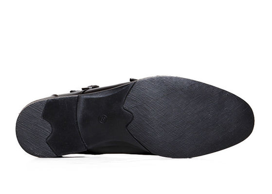 Sepatu pria dengan tali ganda Sepatu kulit Italia