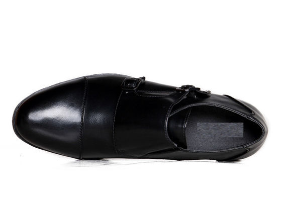 Sepatu pria dengan tali ganda Sepatu kulit Italia