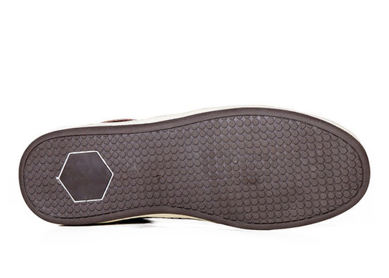 Brown klasik pria sepatu ketsis, ODM pria kulit asli sepatu kasual