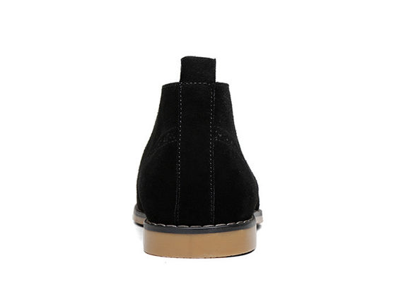 Fashion Pria Suede Ankle Boots Kulit Asli Pria Sepatu Musim Dingin