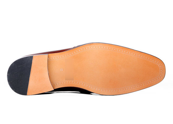 Klasik Pria Kulit Loafers menjahit Handmade Kulit gaun sepatu untuk pesta