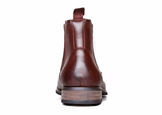 Martin Pria Ankle Boots Round Toe Custom Benar Kulit Brown Boots