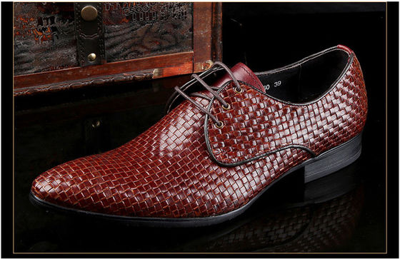 Pria Burgundy Pakaian Sepatu Vintage Italia Goodyear Welted Full Grain Kulit Sepatu