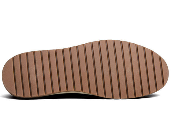 Kulit Round Toe Pria Tali Up Sneakers Fashion Pria Skateboard Sepatu