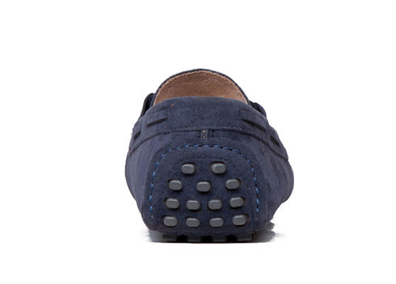 Bernafas Flat Tie Up Sepatu Round Toe Fashion Suede Kulit Pakaian Sepatu