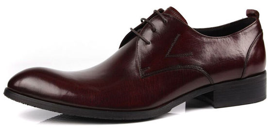 Kafe / Hitam / Brown Pria gaun pengantin Sepatu Bakar Pria Berujung Sepatu