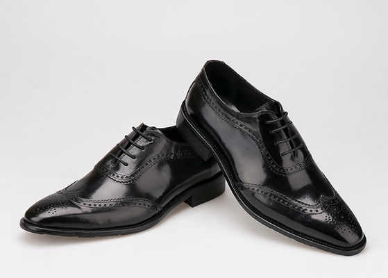 Pria Brogue Kulit formal sepatu, menunjuk kaki pria pakaian sepatu untuk pernikahan