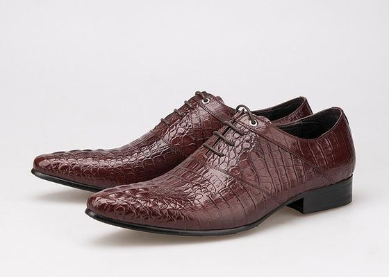 100% kulit asli pria sepatu gaun pengantin tahan lama Goodyear Welted sepatu kulit