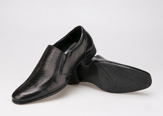 Slip On Round Toe Pria formal Dress Shoes Gaya Oxford Full Grain Kulit Dress Shoes
