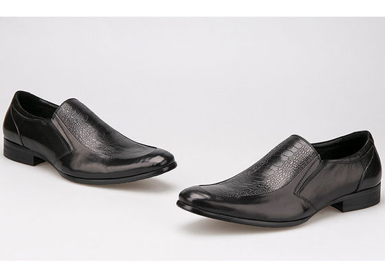 Slip On Round Toe Pria formal Dress Shoes Gaya Oxford Full Grain Kulit Dress Shoes