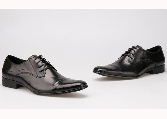 Bisnis Pria Pakaian Sepatu Gaya Inggris Genuine Kulit Lace Up Brogue Sepatu