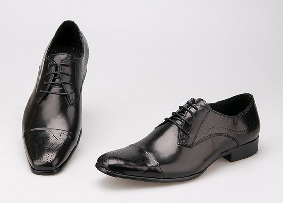Bisnis Pria Pakaian Sepatu Gaya Inggris Genuine Kulit Lace Up Brogue Sepatu