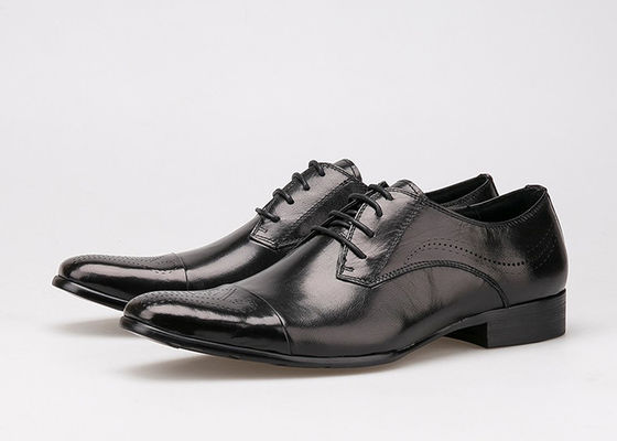 Bisnis Pria Pakaian Sepatu Gaya Inggris Genuine Kulit Lace Up Brogue Sepatu