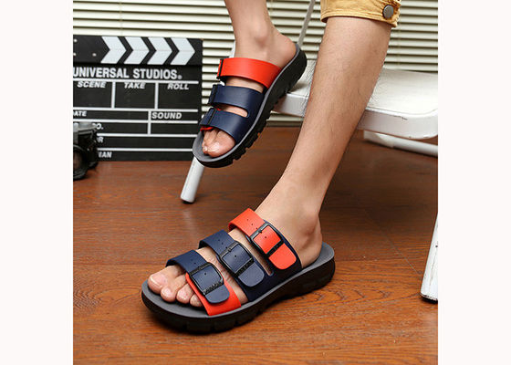 ODM Pria Casual Slipper Kulit Kulit Sapi Asli Sandal Pria Desainer Flip Flops