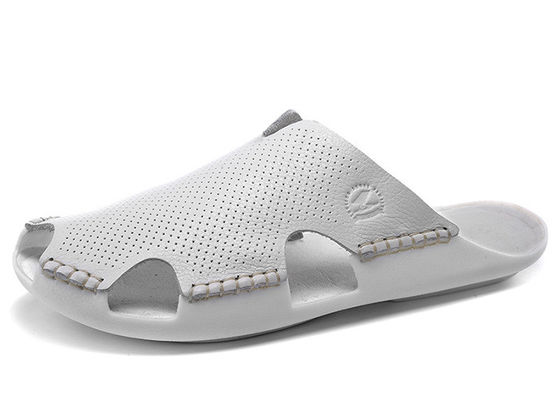 Setiap hari rekreasi Pria Slippers Kulit Flip Flops Pria Sandal Dan Slippers