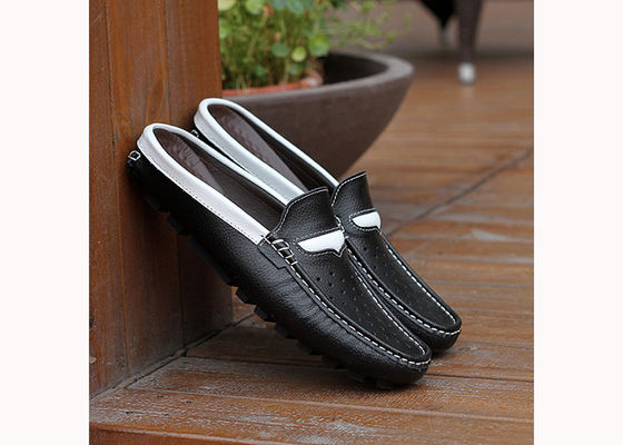 Fashion Musim Panas Kulit Asli Pria Sandal / Pria Slipper Kulit Sapi