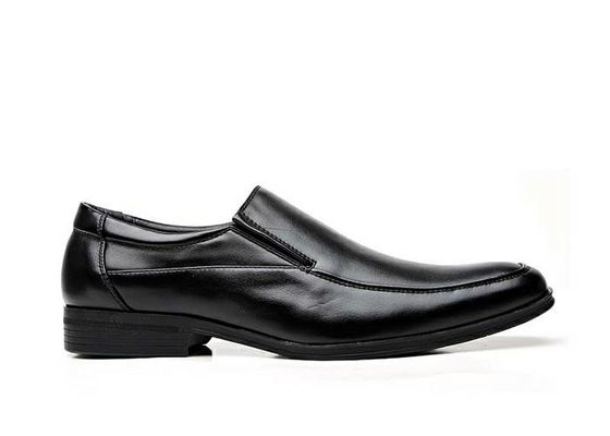 Slip on Loafers Hitam Ketahanan Pria Casual Dress Shoes Untuk Acara Formal