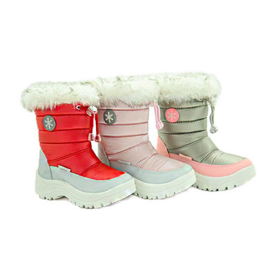 Musim Dingin Panas Wanita Kulit Asli Anti-slip Sepatu Sepatu Ankle Waterproof