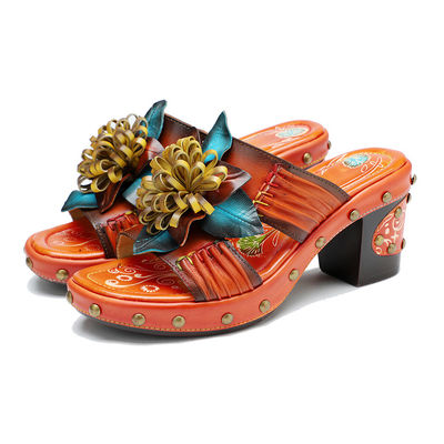 Handmade Fashion Wanita Sandal Sepatu 3D Bunga Platform Sepatu Sepatu