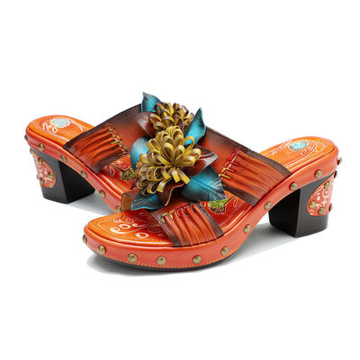 Handmade Fashion Wanita Sandal Sepatu 3D Bunga Platform Sepatu Sepatu
