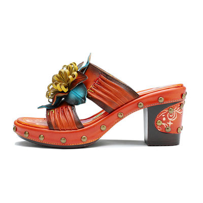 Handmade Fashion Wanita Sandal Sepatu 3D Bunga Platform Sepatu Sepatu