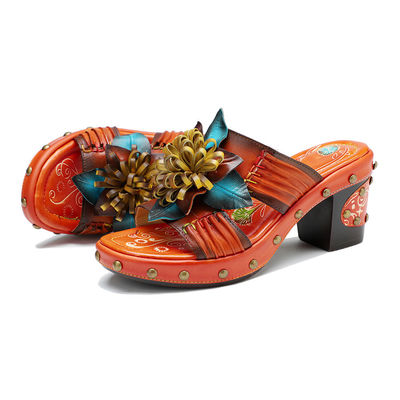 Handmade Fashion Wanita Sandal Sepatu 3D Bunga Platform Sepatu Sepatu