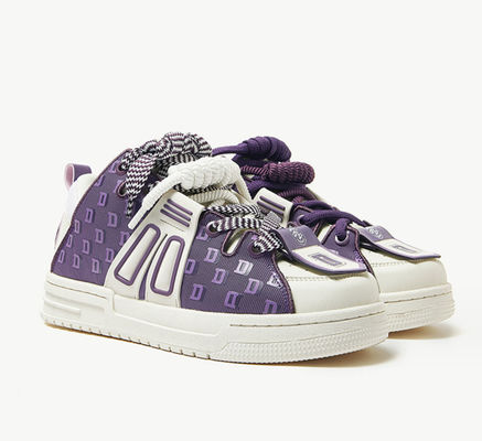 Model Wanita Kulit Sneaker Patchwork Sneaker Platform Wanita