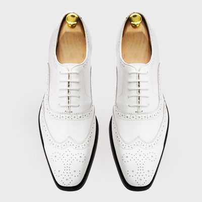 Fashion kulit asli pria sepatu, pakaian formal dewasa sepatu pria