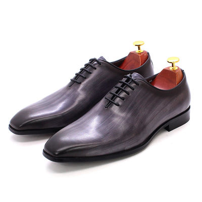Sepatu Pria Kulit Asli Italia Sepatu Bisnis Hitam / Biru