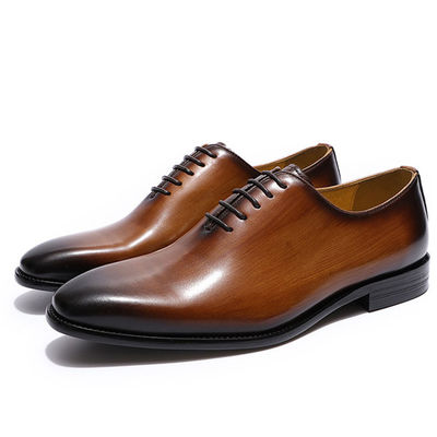 Sepatu Pria Kulit Asli Italia Sepatu Bisnis Hitam / Biru