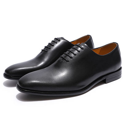 Sepatu Pria Kulit Asli Italia Sepatu Bisnis Hitam / Biru