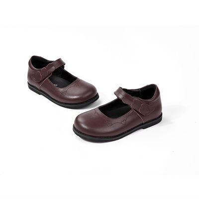 Casual Girls Kulit Sepatu Sekolah Dasi Up Round Toe Ukuran 26-45
