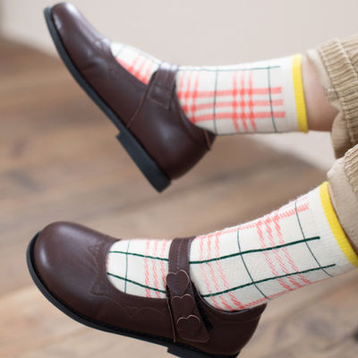 Casual Girls Kulit Sepatu Sekolah Dasi Up Round Toe Ukuran 26-45