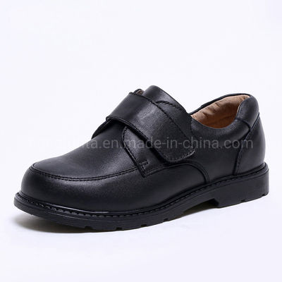 Sepatu Sekolah Gadis Kulit Round Toe TPR Sol Dengan Dasi Bow