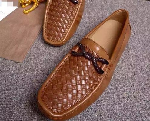 Kulit Pria Kasual Sepatu Perahu, Pria Gommino Suede Moccasin Loafers