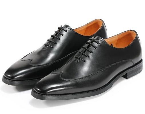 Derby Brogue Oxford Pria Kulit Pakaian Sepatu klasik buatan tangan Dengan layanan OEM