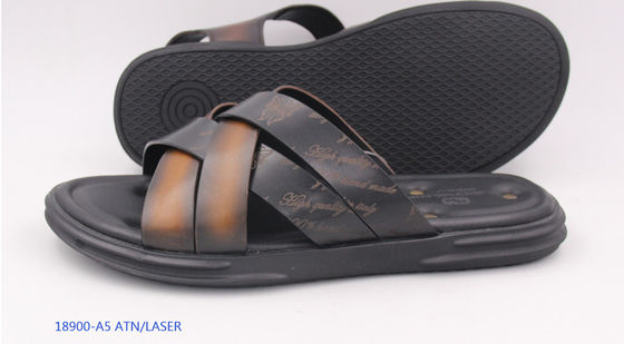 Gaya Flip Flops Pantai Sandal Sol Karet untuk kenyamanan yang tahan lama